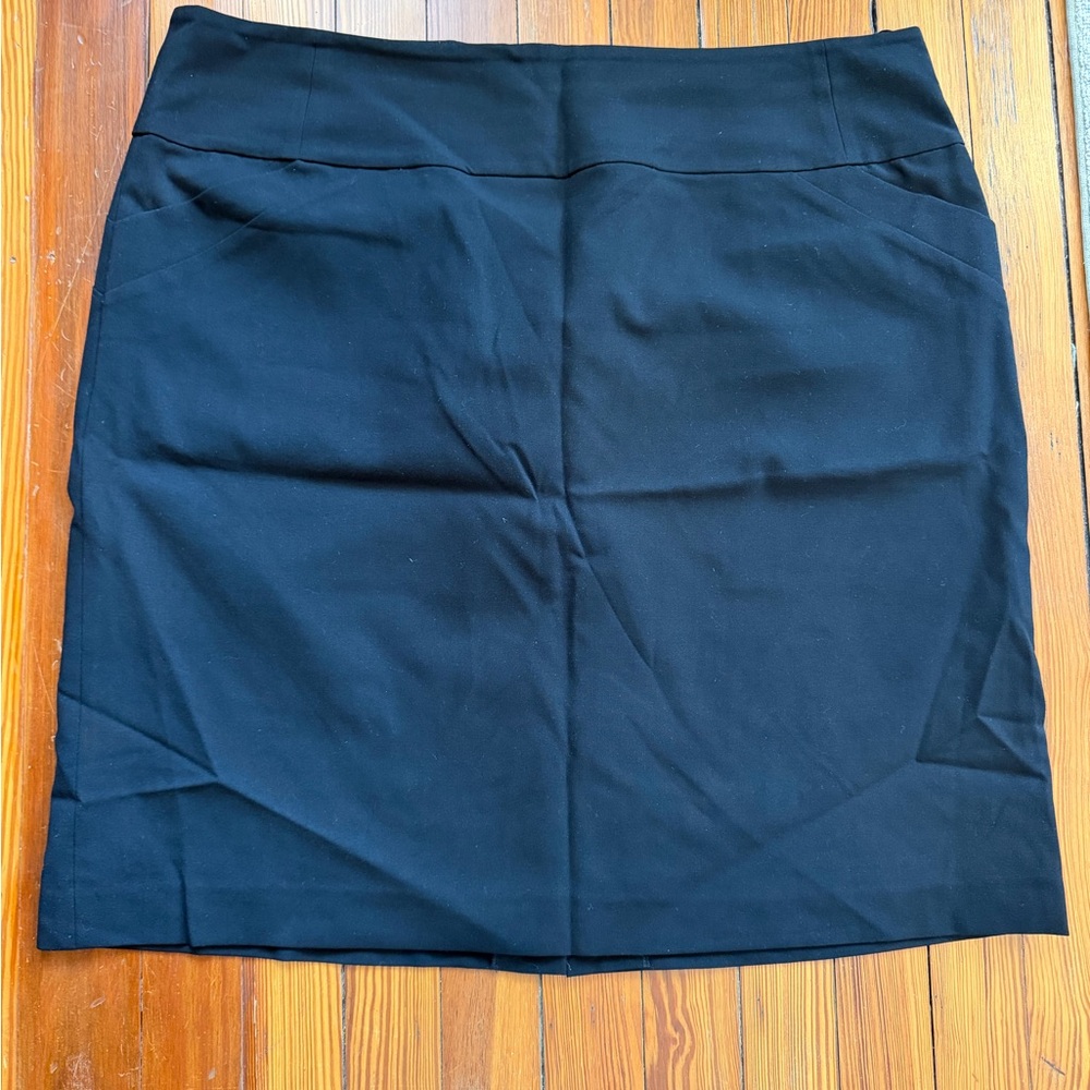 Calvin Klein Black Suiting Skirt